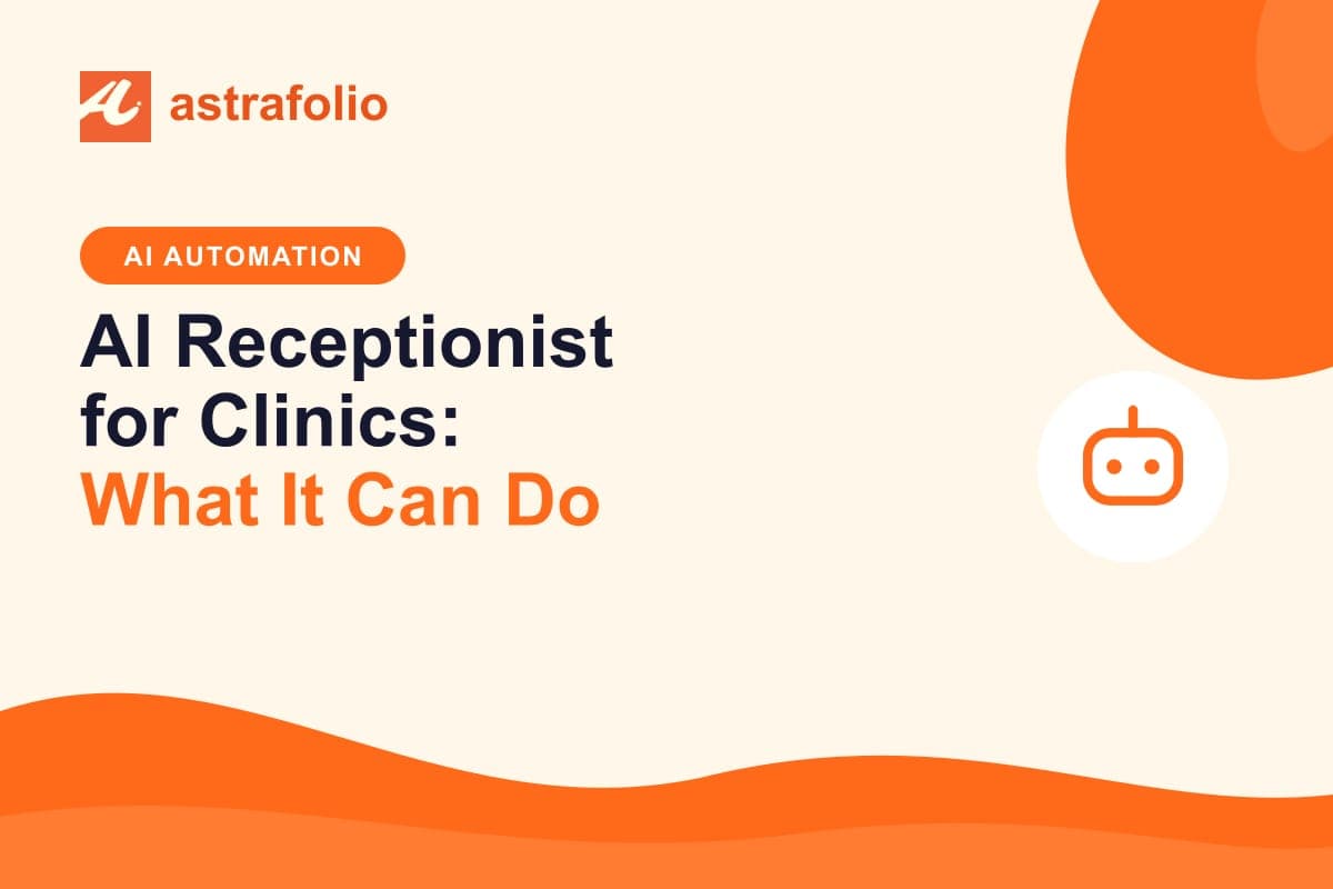 Cover for the article: AI Receptionist for Clinics: What It Can Do