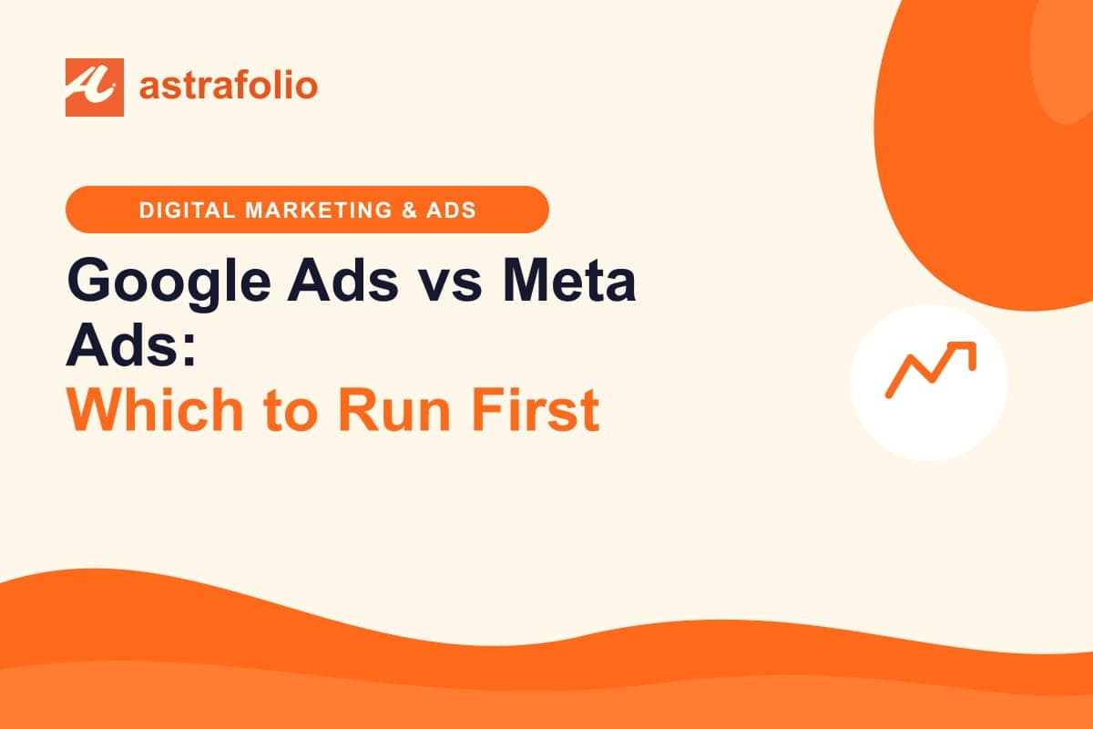 Cover for the article: Google Ads vs Meta Ads: Which to Run First