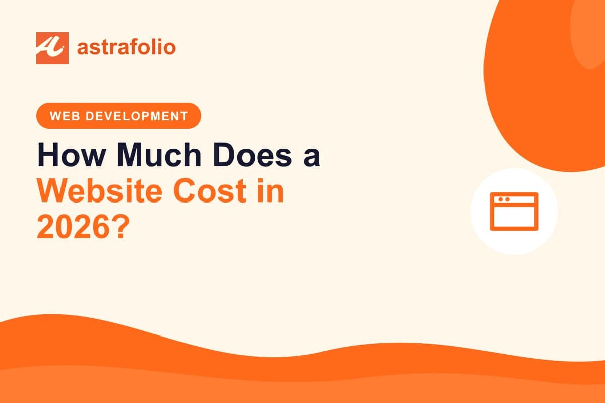 Cover for the article: How Much Does a Website Cost in 2026?