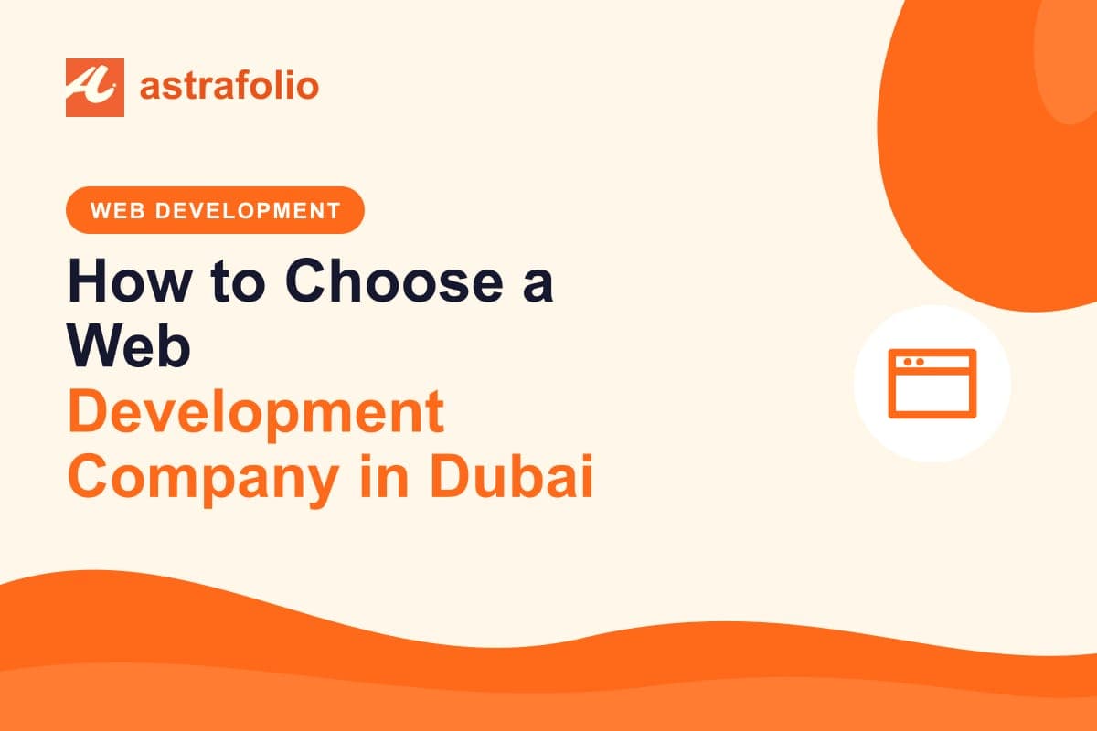 Cover for the article: How to Choose a Web Development Company in Dubai