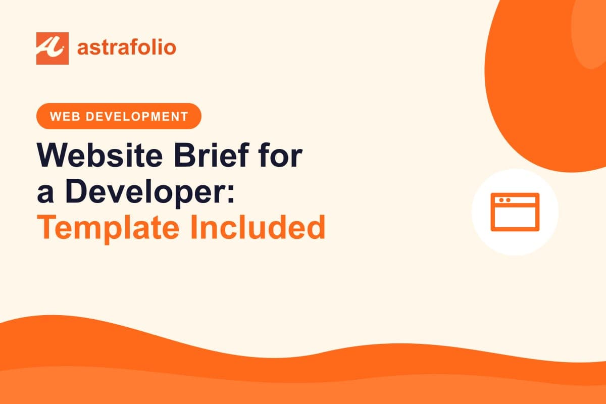 Cover for the article: Website Brief for a Developer: Template Included